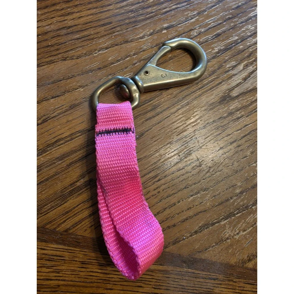 Brass Clip Hook 3 Scuba Diving Swivel Strap Gear Keeper Pink